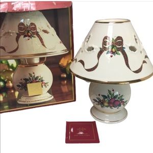 Holiday Tartan Candle Lamp by LENOX Christmas